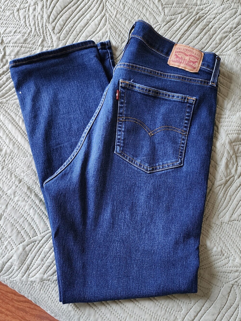 Levi’s 724 High Rise Straight Jeans Women’s 14W Dark Wash